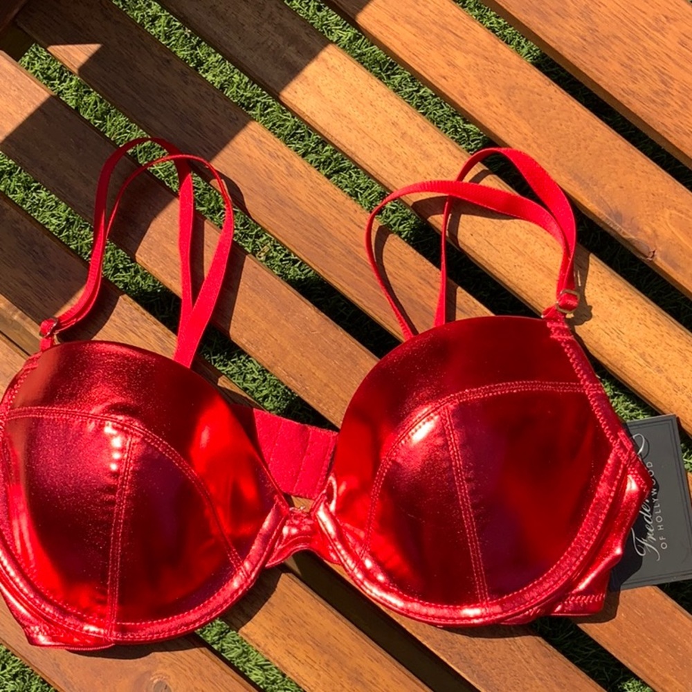 Metallic push up bra - can be strapless!